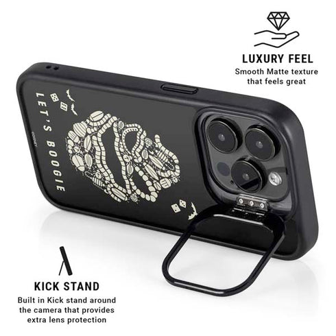 Disney The Nightmare Before Christmas Lets Boogie Art iPhone 15 Pro Kickstand Case