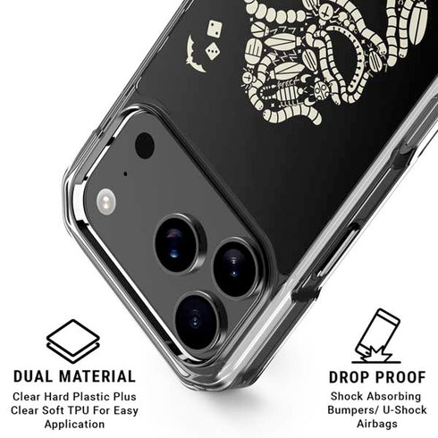 Disney The Nightmare Before Christmas Lets Boogie Art iPhone 18 Pro Clear Case