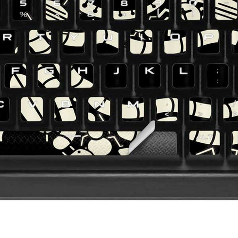 Disney The Nightmare Before Christmas Lets Boogie Art K95 RGB PLATINUM Mechanical Gaming Keyboard Skin