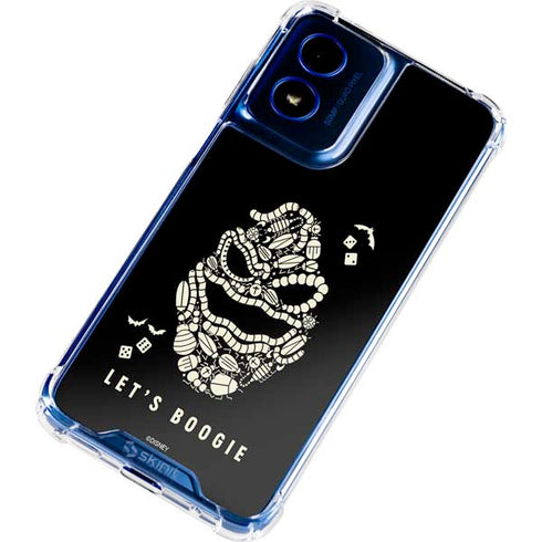 Disney The Nightmare Before Christmas Lets Boogie Art Moto G 5G (2024) Clear Case