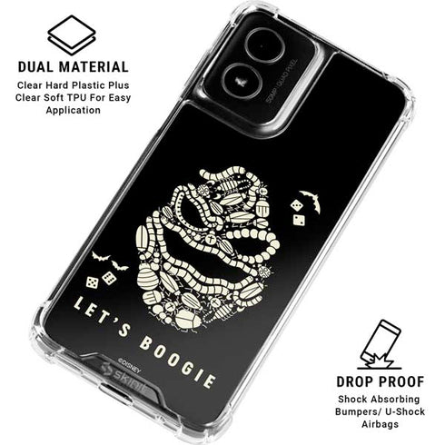 Disney The Nightmare Before Christmas Lets Boogie Art Moto G Power 5G (2024) Clear Case
