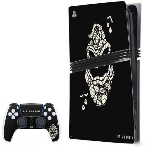 Disney The Nightmare Before Christmas Lets Boogie Art PlayStation PS5 Skins