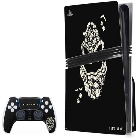 Disney The Nightmare Before Christmas Lets Boogie Art PlayStation PS5 Skins