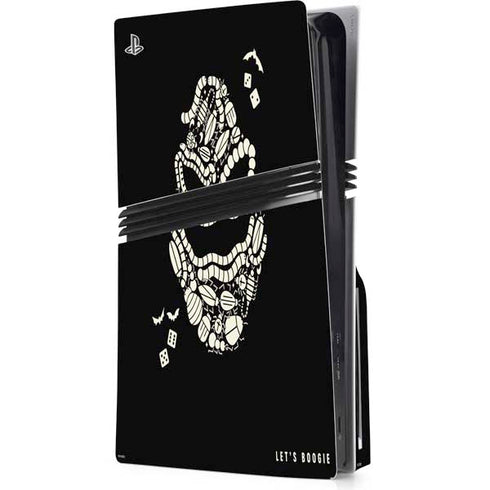Disney The Nightmare Before Christmas Lets Boogie Art PS5 Pro Disk Console Skin