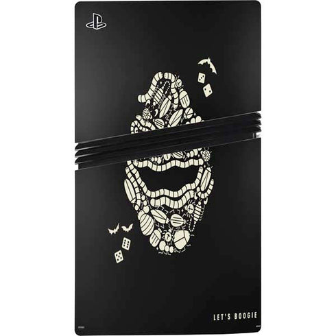 Disney The Nightmare Before Christmas Lets Boogie Art PS5 Pro Disk Console Skin