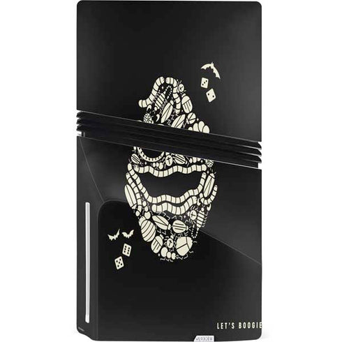 Disney The Nightmare Before Christmas Lets Boogie Art PS5 Pro Disk Console Skin