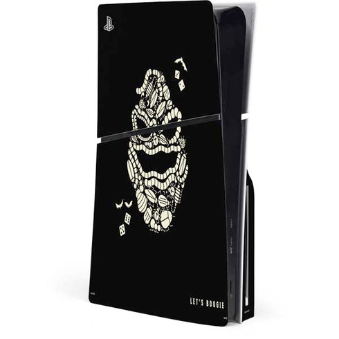 Disney The Nightmare Before Christmas Lets Boogie Art PlayStation PS5 Skins