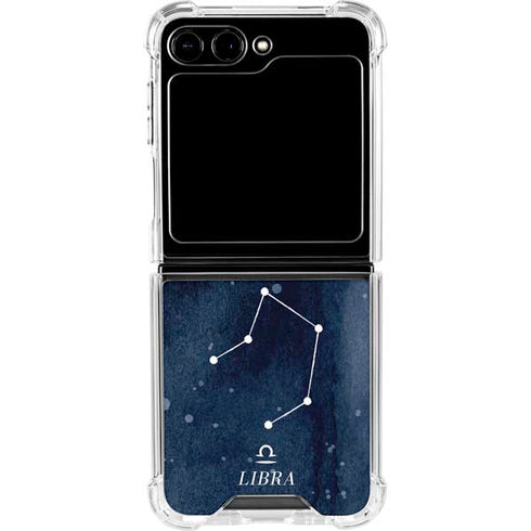 Libra Constellation Galaxy Z Flip6 Clear Case