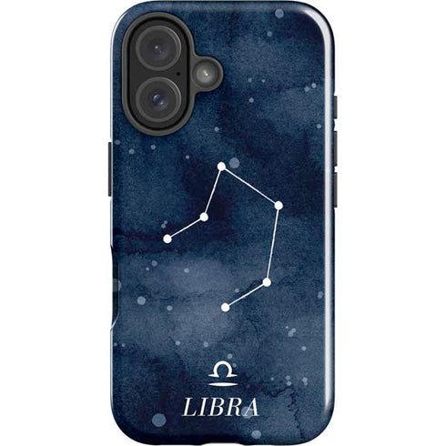 Libra Constellation iPhone 16 Plus Impact Case