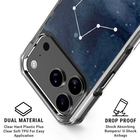 Libra Constellation iPhone 18 Pro Clear Case