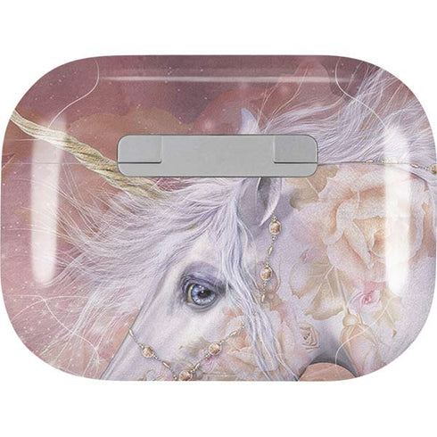 Licorne Florale Rose Unicorn by Laurie Prindle Apple AirPods Pro Skin