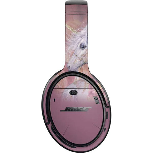 Licorne Florale Rose Unicorn by Laurie Prindle Bose QuietComfort 35 II Headphones Skin