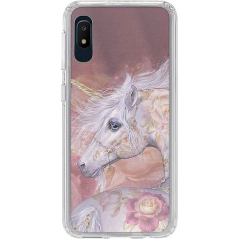 Licorne Florale Rose Unicorn by Laurie Prindle Galaxy Cases