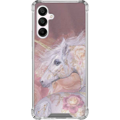 Licorne Florale Rose Unicorn by Laurie Prindle Galaxy A16 5G Clear Case