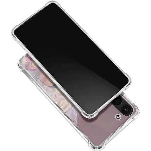 Licorne Florale Rose Unicorn by Laurie Prindle Galaxy S24 FE Clear Case
