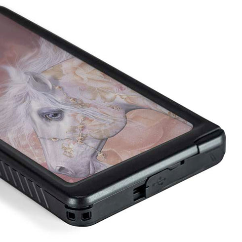 Licorne Florale Rose Unicorn by Laurie Prindle Galaxy S24 Ultra Waterproof Case