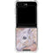 Licorne Florale Rose Unicorn by Laurie Prindle Galaxy Z Flip6 Clear Case