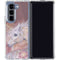 Licorne Florale Rose Unicorn by Laurie Prindle Galaxy Z Fold5 5G Clear Case