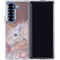 Licorne Florale Rose Unicorn by Laurie Prindle Galaxy Z Fold6 Clear Case