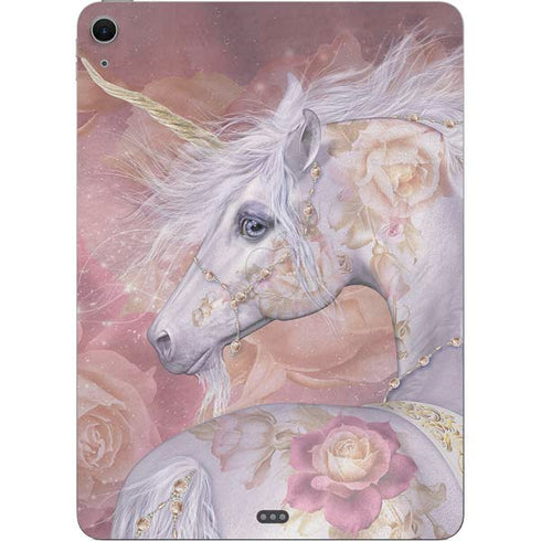 Licorne Florale Rose Unicorn by Laurie Prindle Apple iPad Air Skin