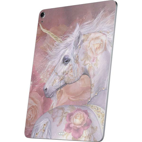 Licorne Florale Rose Unicorn by Laurie Prindle Apple iPad Air Skin
