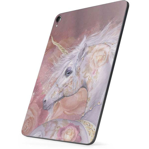 Licorne Florale Rose Unicorn by Laurie Prindle Apple iPad Pro Skin