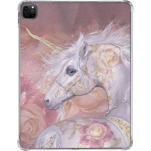 Licorne Florale Rose Unicorn by Laurie Prindle iPad Pro 11in (2024) Clear Case