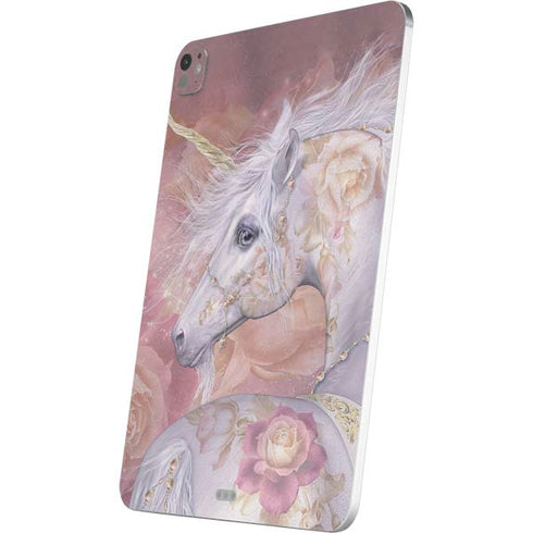 Licorne Florale Rose Unicorn by Laurie Prindle iPad Pro 13in M4 (2024) Skin