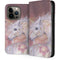 Licorne Florale Rose Unicorn by Laurie Prindle iPhone 14 Pro Folio Case