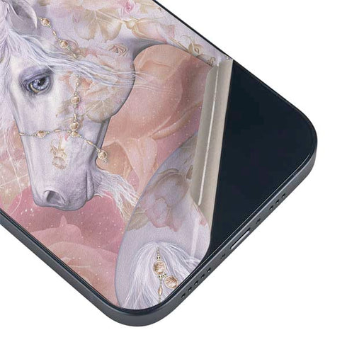 Licorne Florale Rose Unicorn by Laurie Prindle iPhone Skins