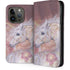 Licorne Florale Rose Unicorn by Laurie Prindle iPhone 15 Pro Folio Case