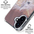 Licorne Florale Rose Unicorn by Laurie Prindle iPhone 16 Plus Clear Case