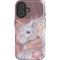 Licorne Florale Rose Unicorn by Laurie Prindle iPhone 16 Plus Magsafe Impact Case