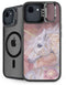 Licorne Florale Rose Unicorn by Laurie Prindle iPhone 16e Kickstand Case