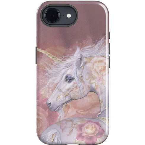 Licorne Florale Rose Unicorn by Laurie Prindle iPhone 16e Impact Case