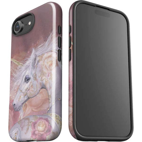 Licorne Florale Rose Unicorn by Laurie Prindle iPhone 16e Impact Case