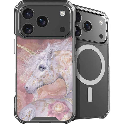Licorne Florale Rose Unicorn by Laurie Prindle iPhone 18 Pro MagSafe Case