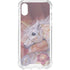 Licorne Florale Rose Unicorn by Laurie Prindle iPhone XS Clear Case
