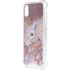 Licorne Florale Rose Unicorn by Laurie Prindle iPhone XS Clear Case
