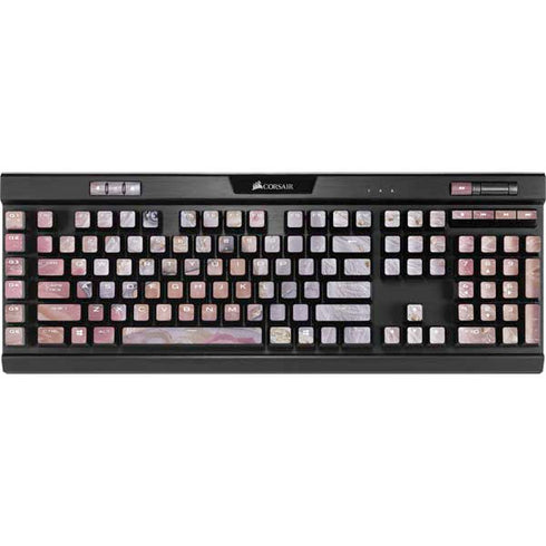 Licorne Florale Rose Unicorn by Laurie Prindle K95 RGB PLATINUM Mechanical Gaming Keyboard Skin