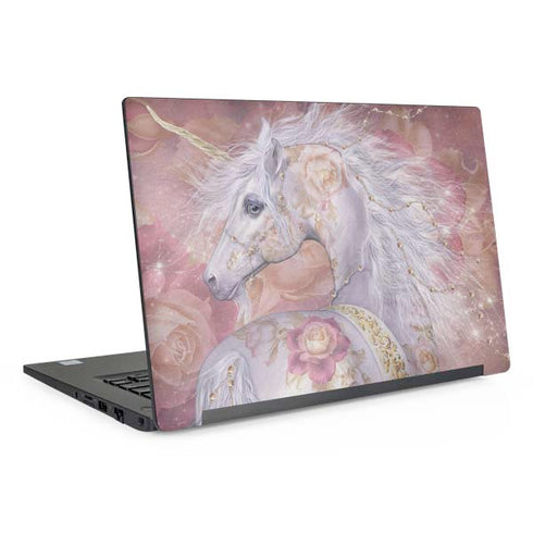 Licorne Florale Rose Unicorn by Laurie Prindle Dell Latitude Skin