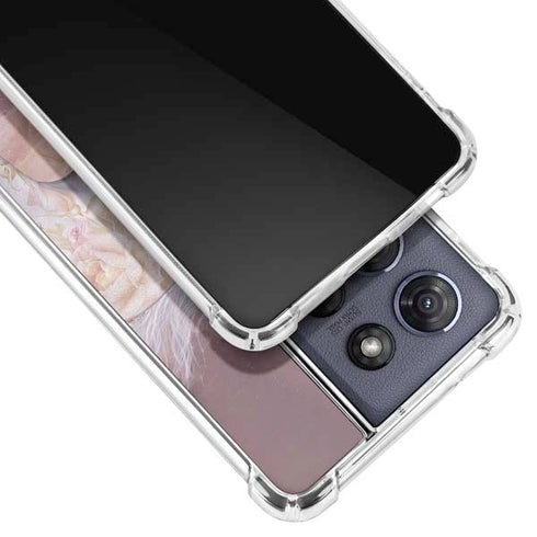 Licorne Florale Rose Unicorn by Laurie Prindle Moto G Power 5G (2025) Clear Case