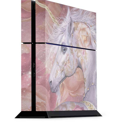 Licorne Florale Rose Unicorn by Laurie Prindle PlayStation PS4 Skins