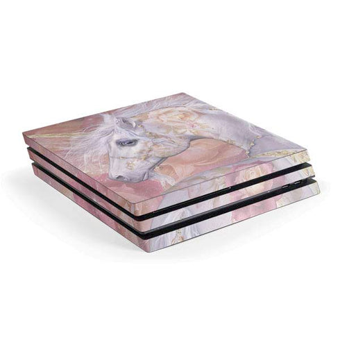 Licorne Florale Rose Unicorn by Laurie Prindle PlayStation PS4 Skins