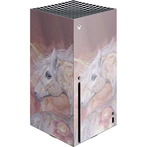 Licorne Florale Rose Unicorn by Laurie Prindle Xbox Series X Skins