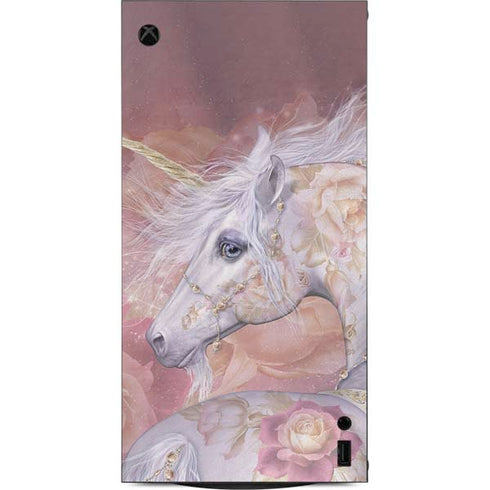 Licorne Florale Rose Unicorn by Laurie Prindle XBox Series X Digital Edition Console Skin