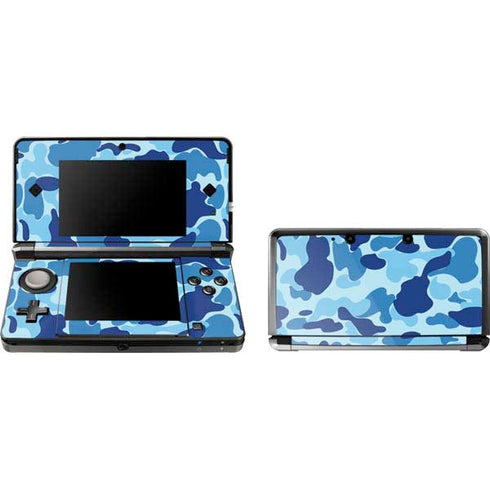 Light Blue Street Camo Nintendo Skins