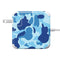 Light Blue Street Camo 85W Power Adapter (15 and 17 inch MacBook Pro Charger) Skin