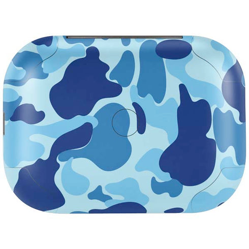 Light Blue Street Camo Amazon Echo Buds Skin