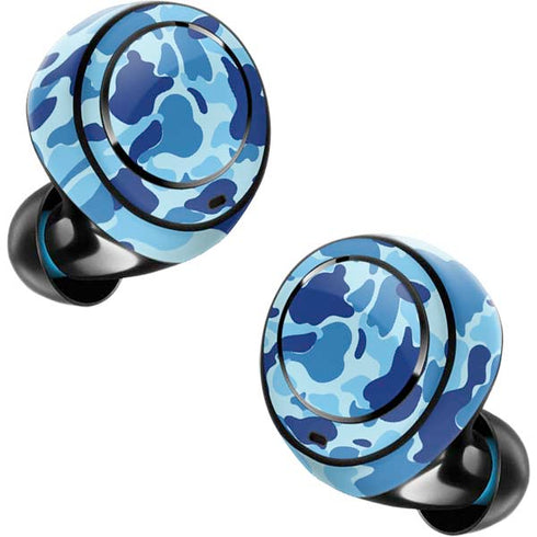Light Blue Street Camo Amazon Echo Buds Skin